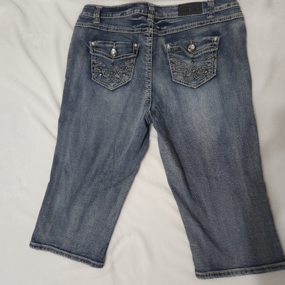 Y2K Vintage Zana Di Crystal embellished shorts. Size 18 - Picture 3 of 5